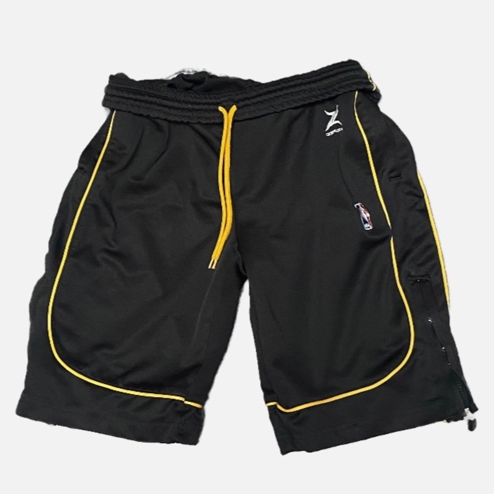 NBA black active shorts for men